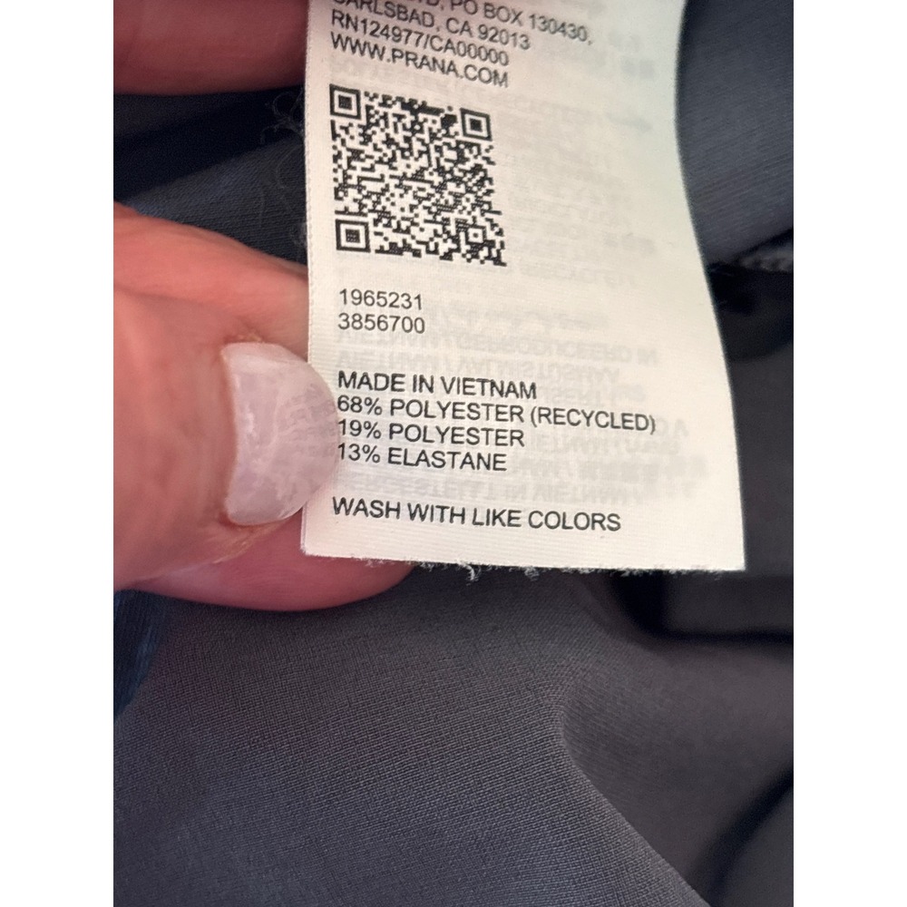 Prana Grey Railay Jumpsuit XS, athleisure, travel, outdoors, functional, casual - Picture 8 of 8